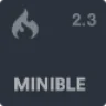 Minible - CodeIgniter Admin & Dashboard Template