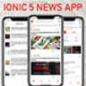 ionic 5 full news app template