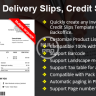 Prestashop Invoice & Delivery Slips, Credit Slips Template Builder with Custom Number Pro