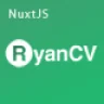 Ryan Tailwind CSS CV/Resume Vue NuxtJS Template
