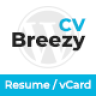 BreezyCV - CV Resume WordPres Theme