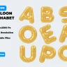 Balloon Alphabet 3D Icon Pack