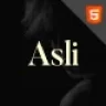 Asli – AJAX Portfolio HTML5 Template