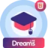 Dreams LMS - Online Learning & Course Management Template (HTML, React, Vue, Angular, Laravel)