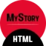 Mystory - Personal Portfolio & Resume HTML Template