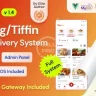 TiffinKing - Catering/Tiffin Food Ordering System with Admin Panel & Delivery Man App | POS