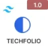 TechFolio - Template de Portfólio com HTML e Tailwind CSS