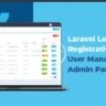 Laravel Login Registration Script & User Management Admin Panel
