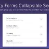 Gravity Forms Collapsible Sections Add-On